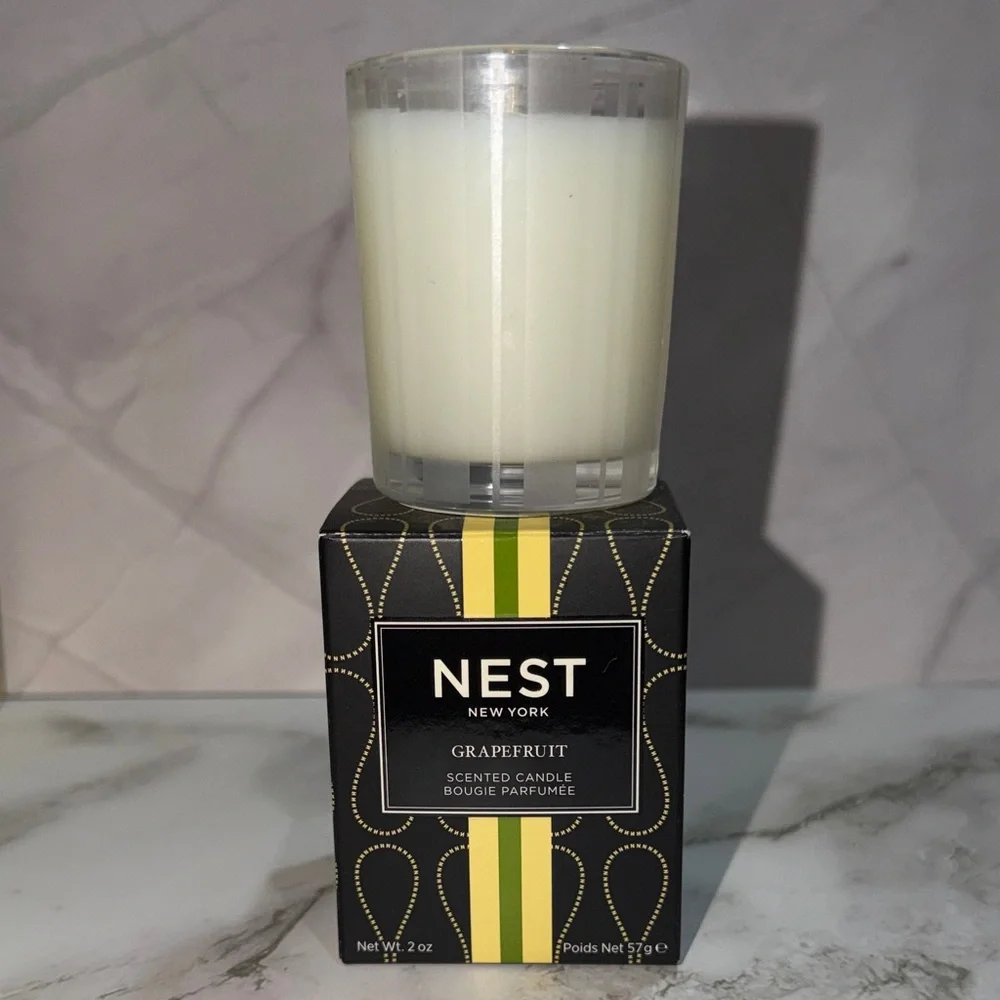 NEST New York Grapefruit Reed Diffuser+Votive Candle Bundle F/S NEW IN BOXES!